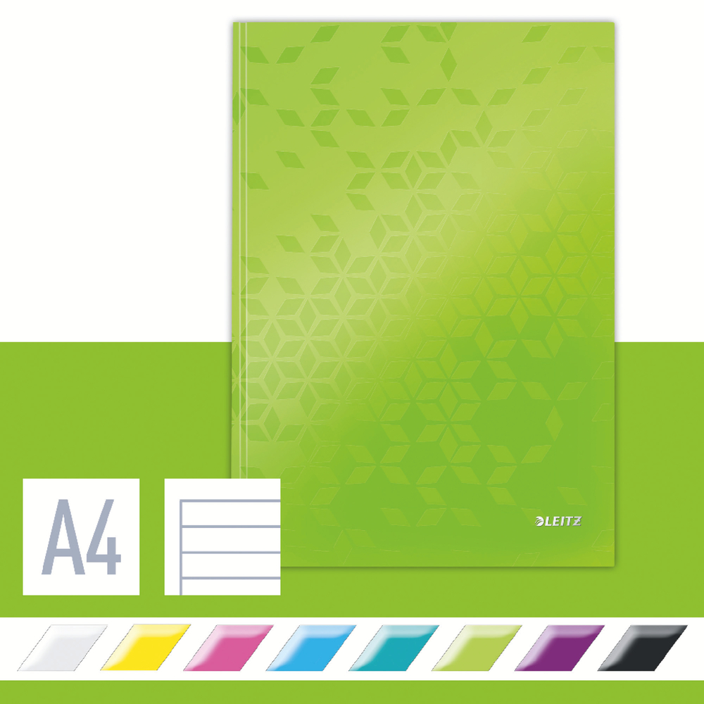 Leitz Notizbuch WOW DIN A4 liniert grün