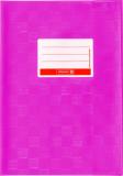 BRUNNEN Heftumschlag A4 mit Namensschild pink