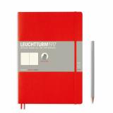 Leuchtturm Notizbuch Medium Softcover B5 blanco, rot