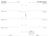 Filofax Kalendereinlage Mini 1 Woche / 2 Seiten -2023