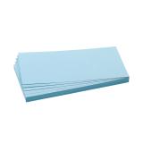 Franken Moderationskarte Rechteck 9,5 x 20,5 cm hellblau