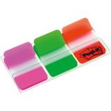 Post-it® Haftstreifen Index Strong 25,4x38 mm 1 x pink, 1 x grün, 1 x orange