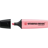 STABILO® Textmarker BOSS® ORIGINAL Pastellfarben rose, pastell rose