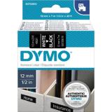 DYMO® Schriftbandkassette D1 12 mm schweiß auf schwarz