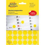Avery Zweckform Markierungspunkt 18mm, Großpackung, gelb