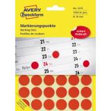 Avery Zweckform Markierungspunkt 18mm, Großpackung, rot