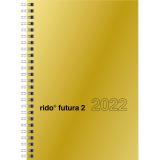 rido/idé Buchkalender futura2 A5 2022 gold