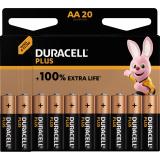 DURACELL Batterie Plus Mignon AA LR06 1,5V 20er Pack