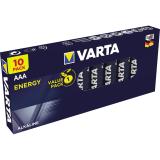 Varta Batterie Energy Mignon AAA 1,5V Alkaline 10er Pack