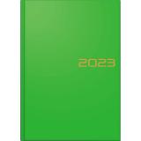 BRUNNEN Buchkalender 2023 A5 1 Tag/1 Seite Balacron grün
