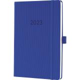 SIGEL Buchkalender Conceptum 2023 A5 Hardcover Softwave blau