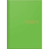 BRUNNEN Buchkalender 2023 A5 1 Woche/1 Seite Balacron grün