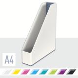 Leitz Stehsammler WOW Duo Color für DIN A4 grau metallic, weiß