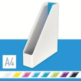 Leitz Stehsammler WOW Duo Color für DIN A4 blau metallic, weiß