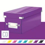 Leitz Archivbox WOW Click & Store CD lila