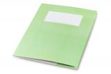 minouki Heftumschlag aus Recyclingpapier einfarbig hellgrün