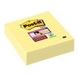 Post-it® Haftnotiz Super Sticky Notes 101 x 101 mm 3 Block/Pack. gelb