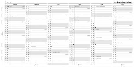 pen /& pages/® 2021 Monats/übersicht fortlaufend Din A5-6 L/öcher Kalender A5 Organizer 1 Monat auf 2 Seiten 14,8 x 21 cm