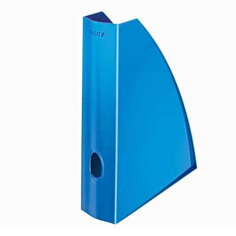 Leitz Stehsammler WOW Metallic Kunststoff für DIN A4 blau, metallic