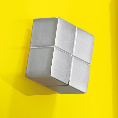 B x H x T 10 x 10 x 10 mm Würfel Sigel Magnet SuperDym C5 Strong Cube-Design 