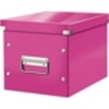 Leitz Archivbox Click & Store Cube 26 x 24 x 26 cm ohne Archivdruck eisblau