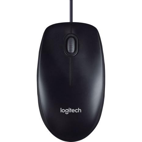 Logitech Optische PC Maus M100 weiß