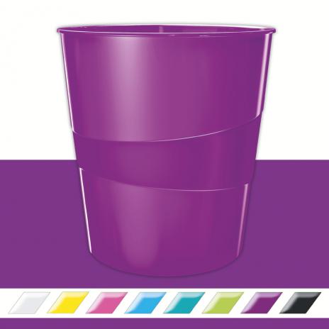 Leitz Papierkorb WOW violett