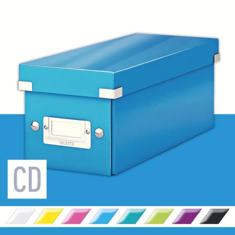 Leitz Archivbox WOW Click & Store CD weiß