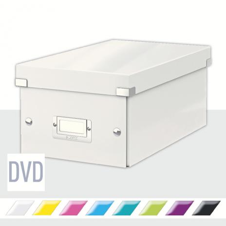 Leitz Archivbox Click & Store DVD pink