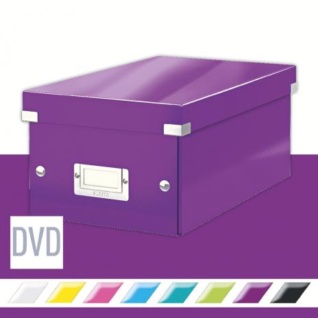 Leitz Archivbox Click & Store DVD violett