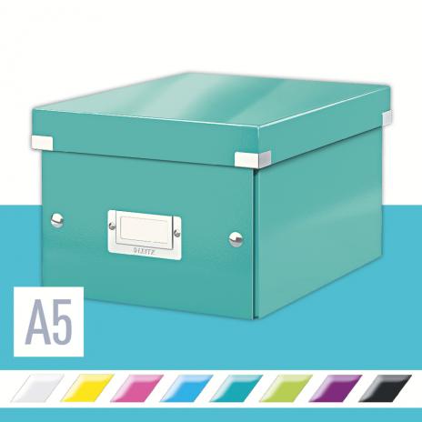 Leitz Aufbewahrungsbox Click & Store 21,6 x 16 x 28,2 cm (A5) blau
