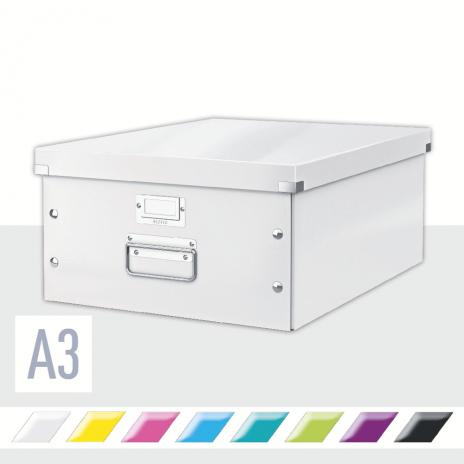 Leitz Aufbewahrungsbox Click & Store 36,9 x 20 x 48,2 (A3) violett