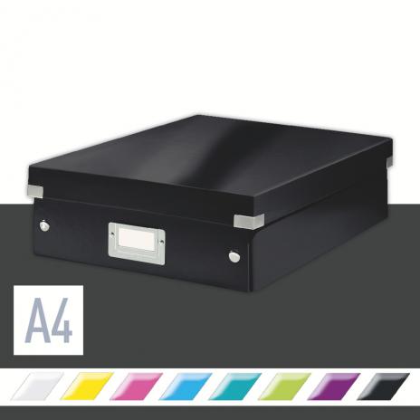 Leitz Aufbewahrungsbox Click & Store WOW 28 x 10 x 37 cm violett