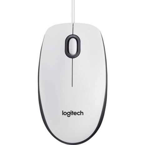 Logitech Optische PC Maus M100 weiß-2