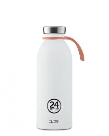24BOTTLES® Flaschenbinder aus Silikon hellgrau-2