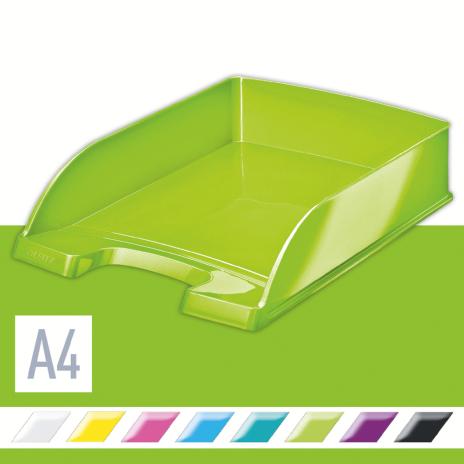 Leitz Briefablage WOW einfarbig grün-2