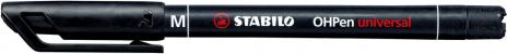 STABILO® Folienstift OHPen universal 1 mm permanent schwarz-2