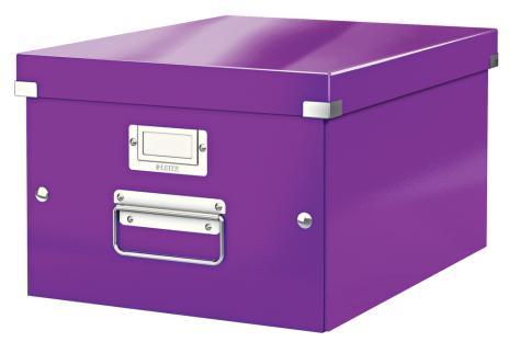 Leitz Aufbewahrungsbox Click & Store 28,1 x 20 x 36,9 cm (A4) violett-3