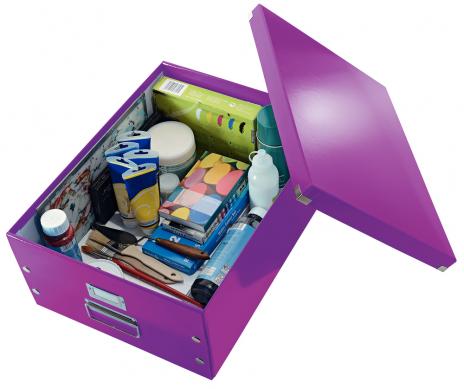 Leitz Aufbewahrungsbox Click & Store 36,9 x 20 x 48,2 (A3) violett-3