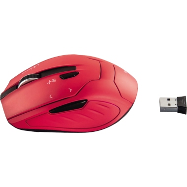 Hama Optische PC Maus Milano mit USB-A Anschluss rot-4
