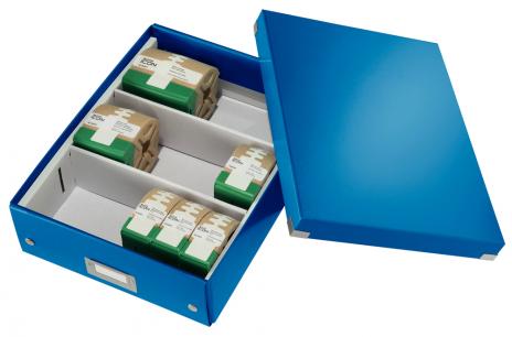 Leitz Aufbewahrungsbox Click & Store WOW 28 x 10 x 37 cm blau-6