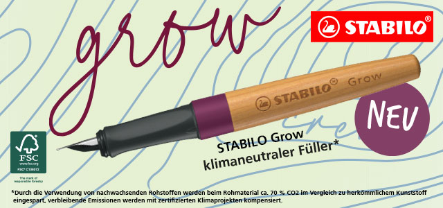 STABILO GROW der umweltfreundliche Füller von STABILO